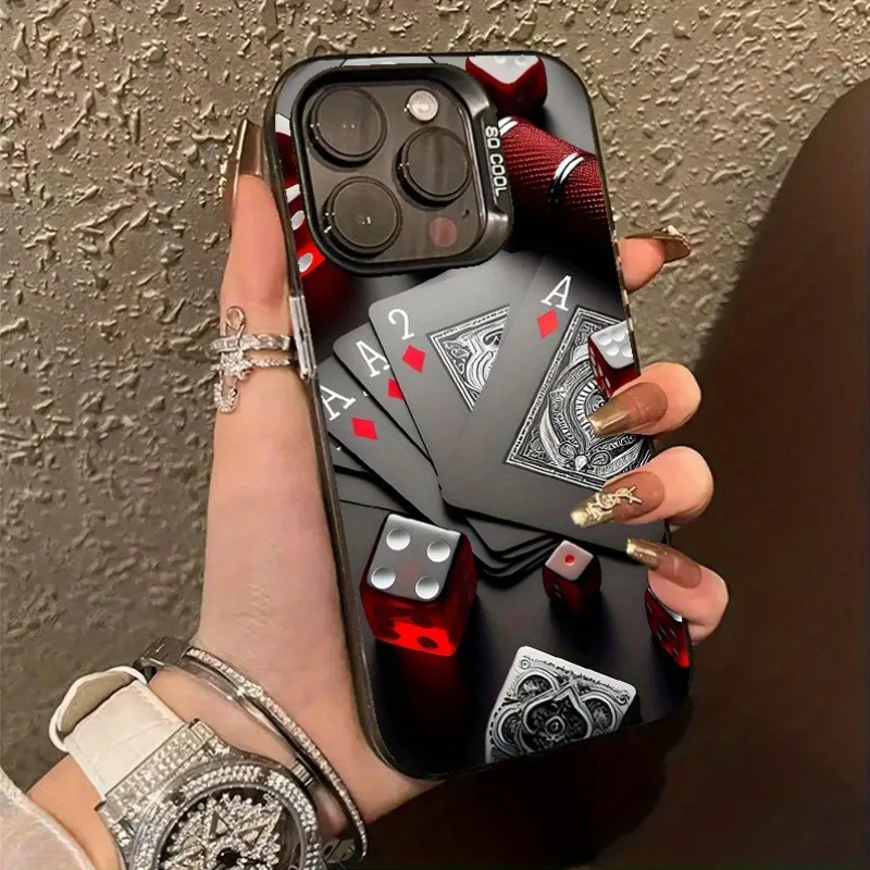 

For Samsung Galaxy A56 A55 A53 A54 A52 A16 A26 A25 Case Playing Cards Pattern Cover For S25 S24 S23 Ultra S22 Plus S21 FE Fundas