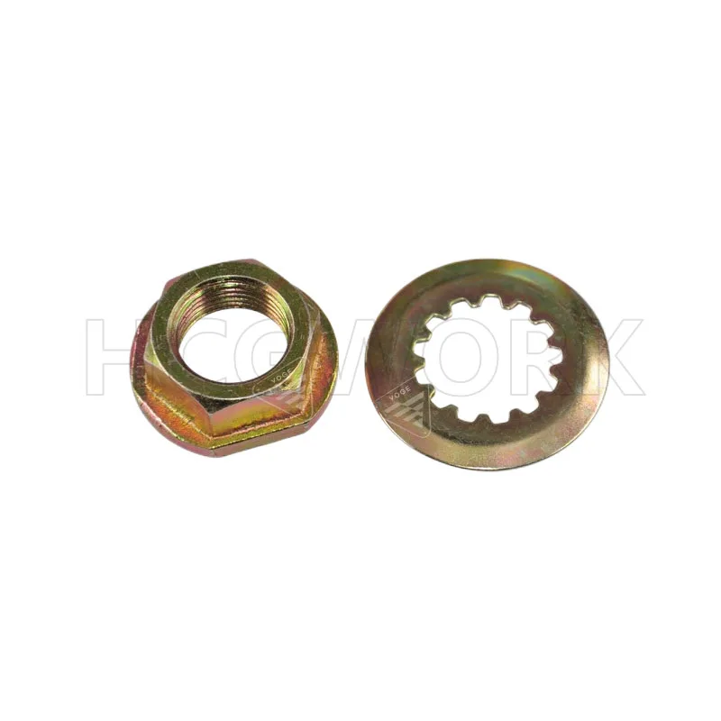 Motorcycle Small Sprocket Fixing Nut and Gasket for Loncin Voge 300r 300rr 300ac 300ds Genuine Parts