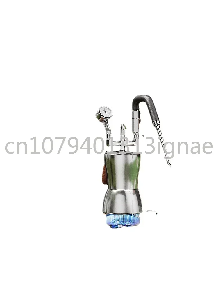 Steam milk frother machine home camping coffee froth milk frother portable moka pot milk froth hairer