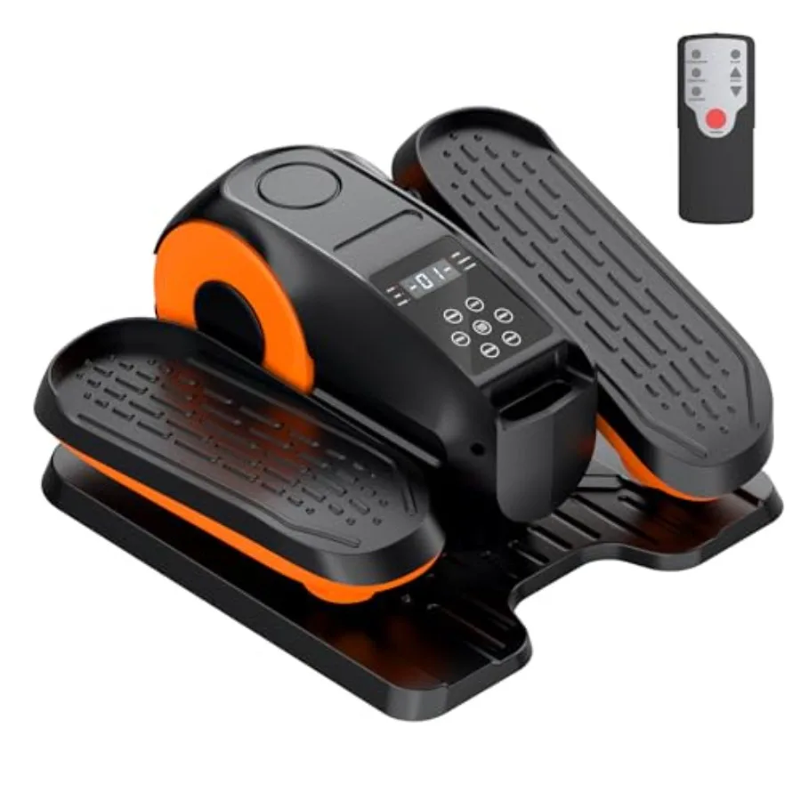 

Электрический эллиптический тренажер под стол для пожилых людей, 12 скоростей, портативный педальный тренажер для сидения с пультом ДУ