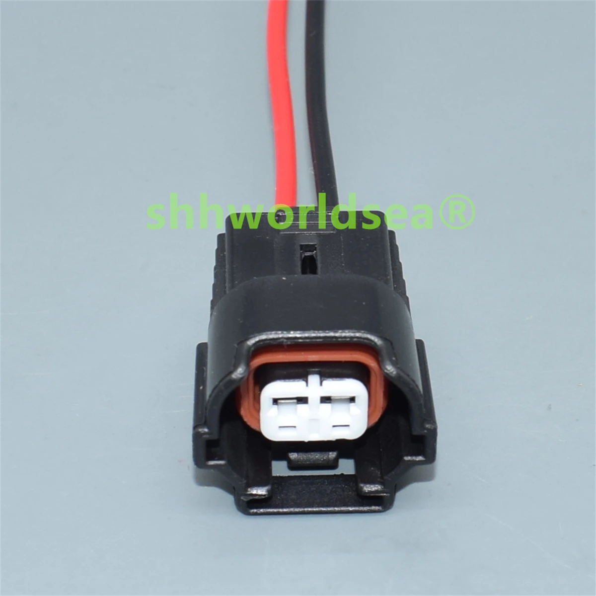 shhworldsea 2 Pin Fuel Injector Connector Plug Wire Harness 06A973722 For Golf Jetta Polo For A4 A6 Q3 Q5 6195-0043 06A 973 722