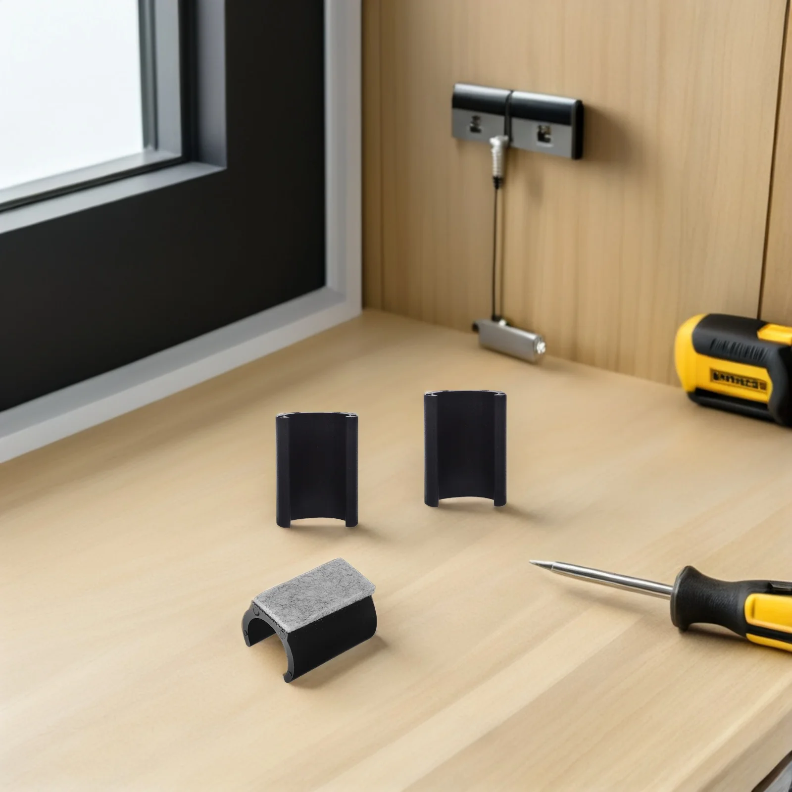 

4Pcs Felt Chair Pads U Shaped Non Slip Furniture Protection Pads Noise Reducing Floor Protectors for Chair Legs Hardwood Floors