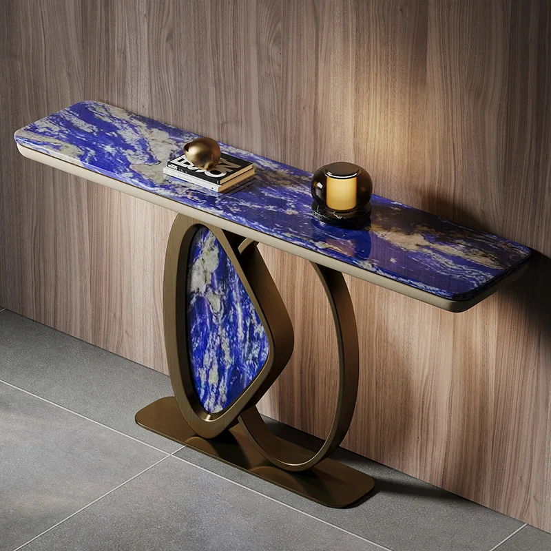 HHEntry Is Opposite The Door, Entrance Table, Luxury Stone Strip Case, Storage Table, Living Room Corridor Partition