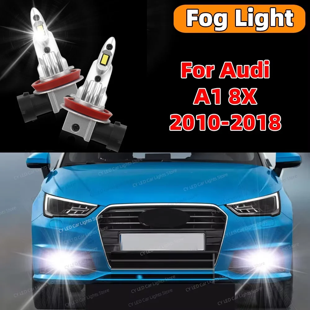 

LED Lamp For Audi A1 8X 2010 2011 2012 2013 2014 2015 2016 2017 2018 Car Front Fog Light Accessories 28000LM Canbus 6000K Bulbs
