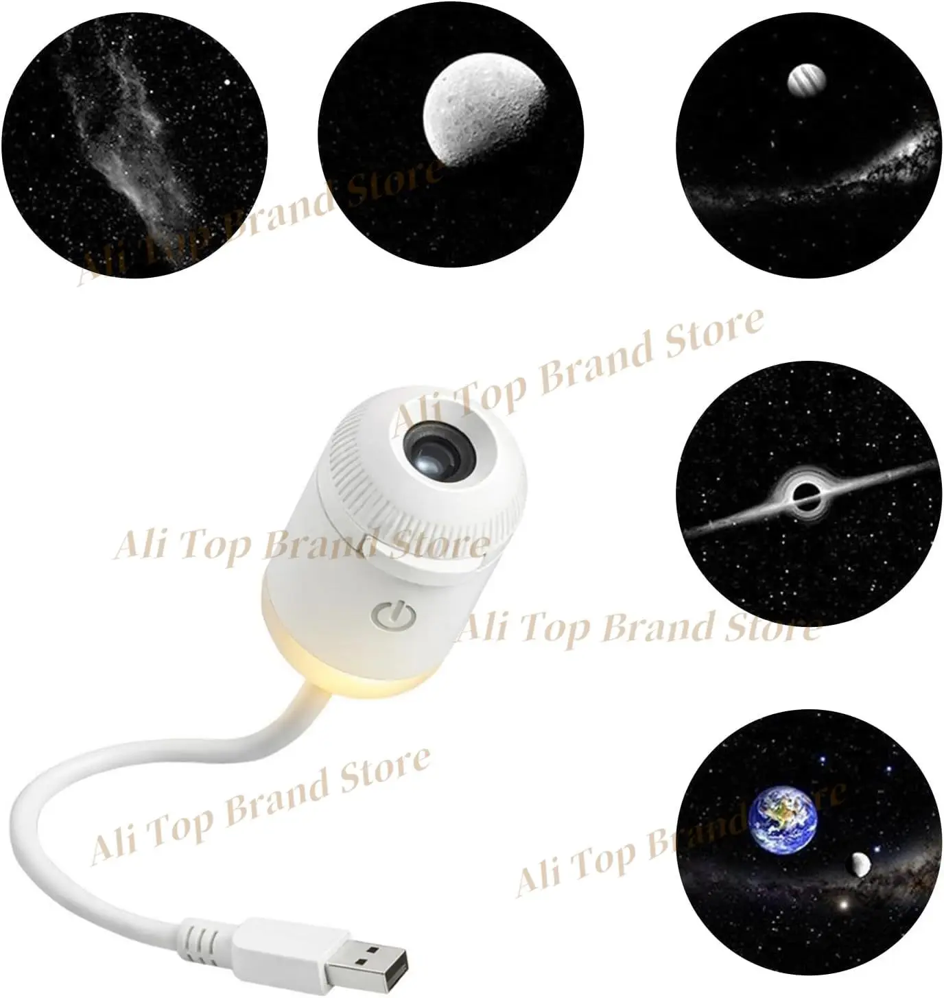 2-in-1 Galaxy Projector Night Light,3/6/12/24 Interchangeable Film Slides | Starry Sky Projector,Bedroom Ceiling Wall Room Decor
