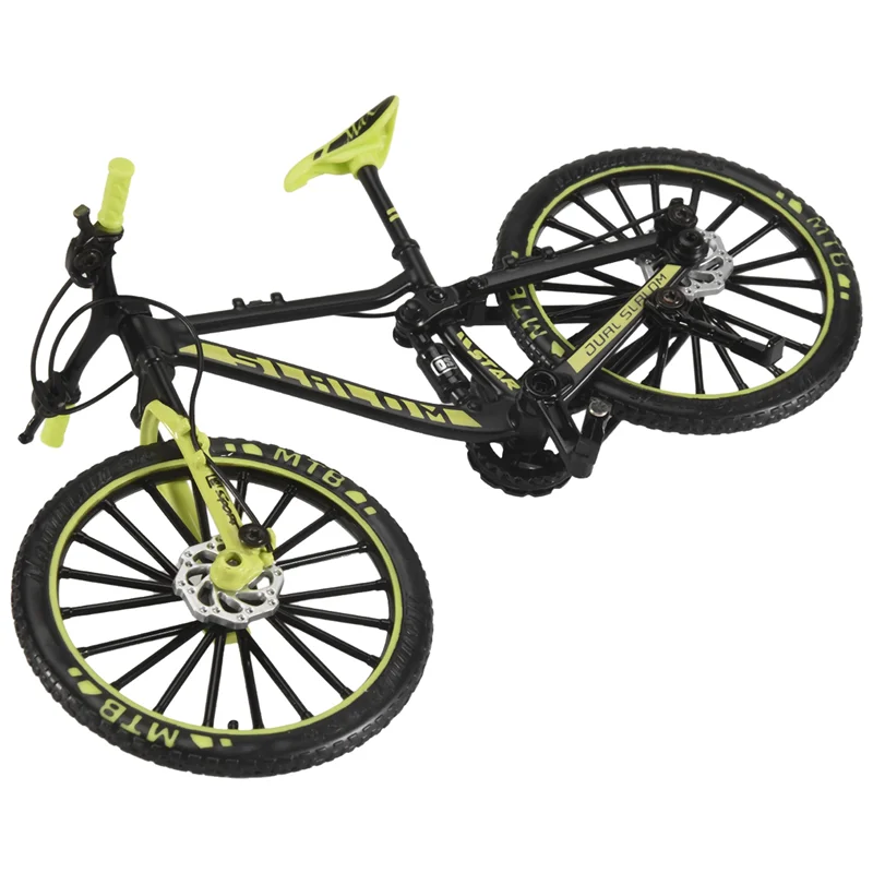 A30F-Mini 1:10 Alloy Bicycle Model Diecast Metal Finger Mountain Bike Downhill Bike Adult Collectible Children