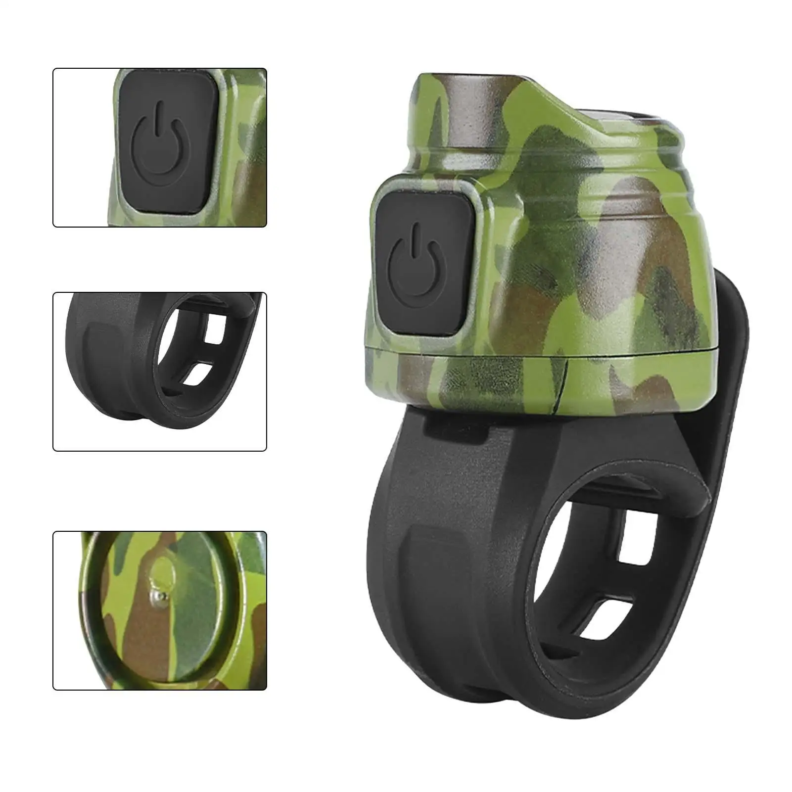 دراجة القرن دراجة جرس الدراجات USB قابلة للشحن الكهربائية القرن الطريق الدراجة دراجة هوائية جبلية للأطفال سيارة تحذير الدراجة القرن #4