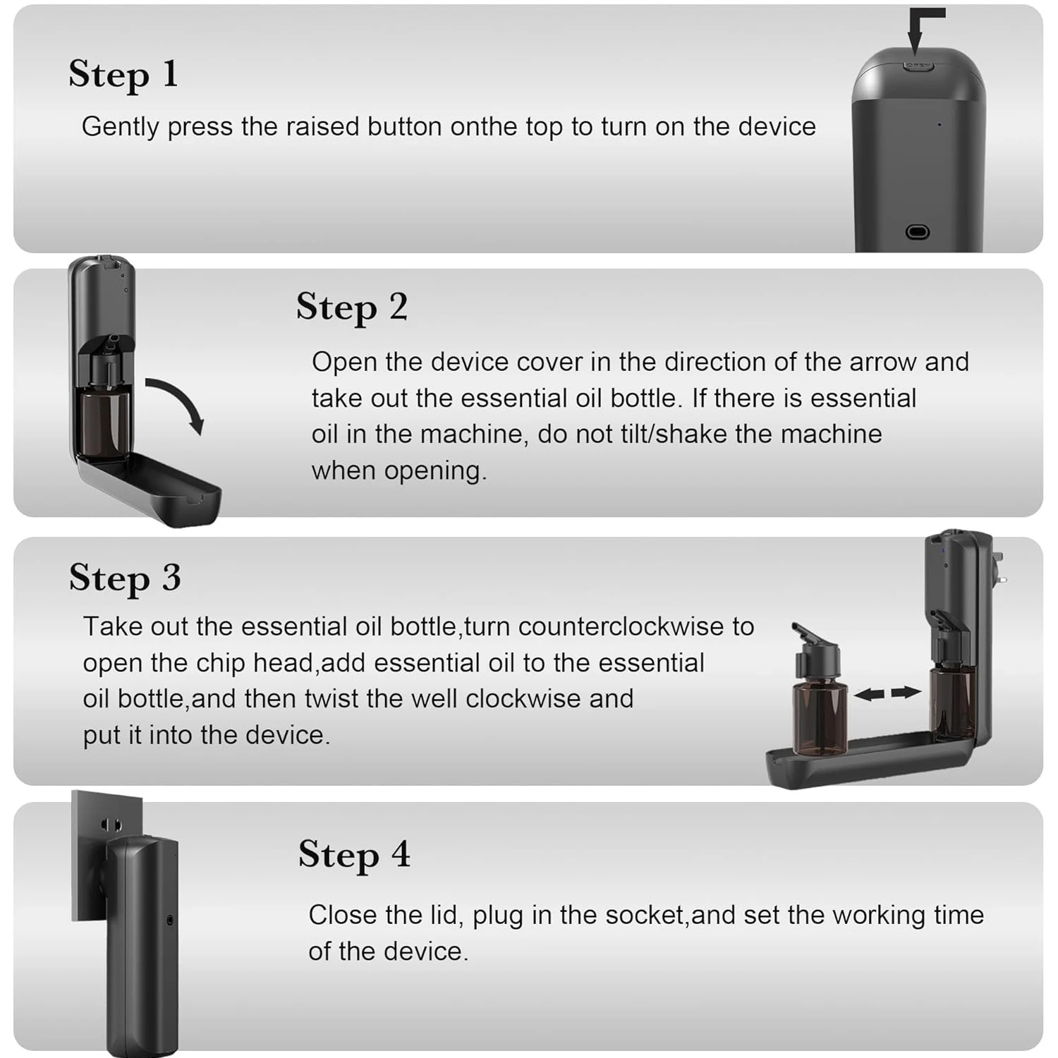 ناشر الزيت العطري الذكي بدون ماء ، آلة الرائحة المحمولة ، ناشر الهواء ، الجدار المكونات ، غرفة كبيرة ، المنزل ، المكتب ، 300 متر مكعب