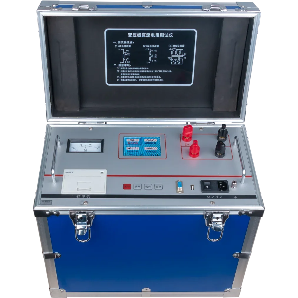 XHZ1020 China Manufacturer Single Phase Intelligent Transformer DC Resistance Tester 20A other current can be customized