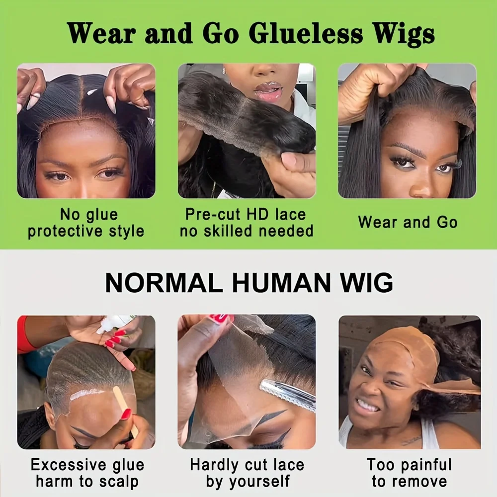 200% الكثافة 13x6 الجسم موجة جاهزة لارتداء خصلات الشعر المستعار الإنسان غلويليس 13x6 الجسم موجة الدانتيل الجبهة الباروكات شعر الإنسان 13x6 HD الدانتيل #2