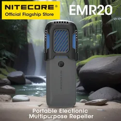 NITECORE EMR20 przenośny odstraszacz komarów USB-C akumulator wbudowany akumulator PD/QC 3.0 18W Power Bank do spacerów z psem Camping