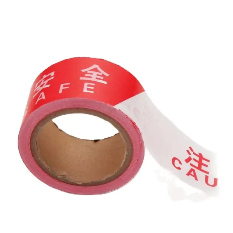 Pay Attention To The Safety Reminder Tape PE Disposable Engineering Warning Line Guard Belt 100m/Roll Safety Protective Tape