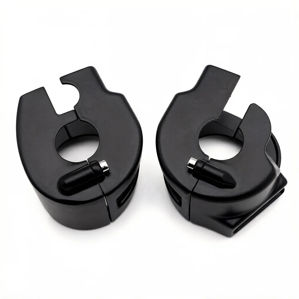 Motorcycle Black Switch Housing Cover Cap Fit For Yamaha V-Star XVS 650 Custom only / Roadstar 1600/ 1700( Excludes Warrior )