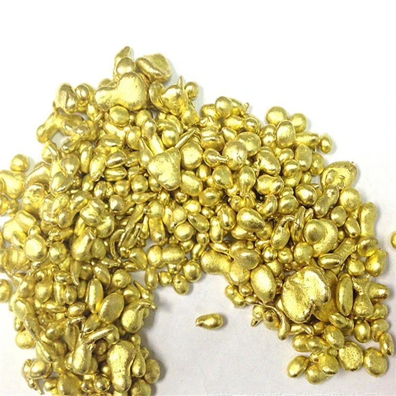 

25g 50g 100g 500g 1000g high quality H65 Brass Nugget particles DIY metal material