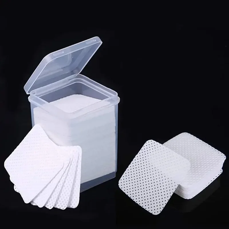 Wipes Paper Cotton Eyelash Glue Remover Wipe Mouth of The Glue Bottle Prevent Clogging Glue Cleaner Pads Lash Extension