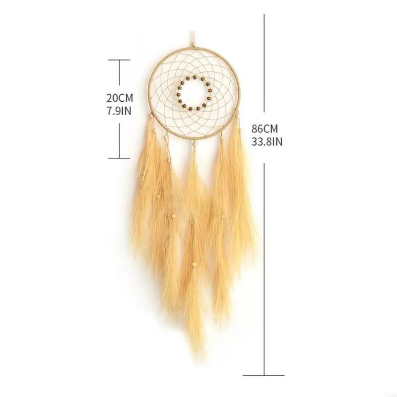 2025 Tassels ใหม่ที่สง่างาม Faux Grass Dreamcatchers เครื่องประดับสำหรับห้องนอนหรือห้องนั่งเล่น