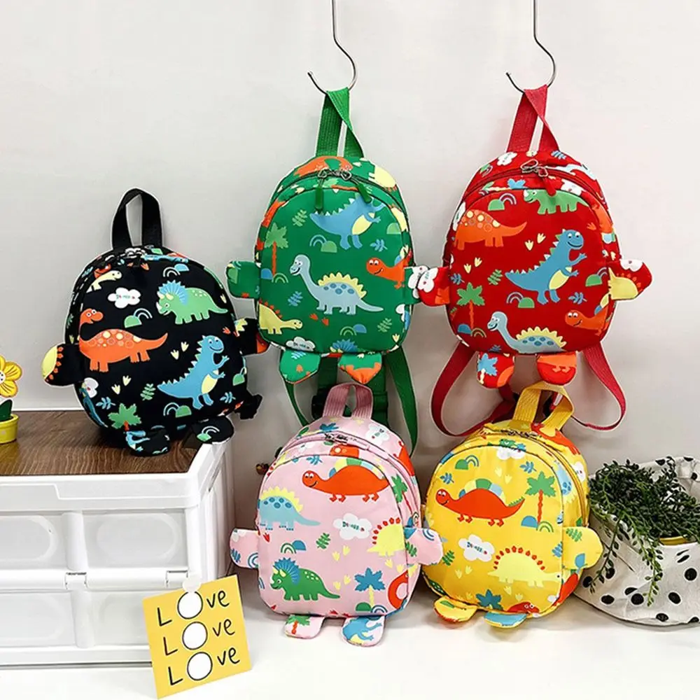 Cute Cartoon Dinosaur Adjustable  Backpacks School Bags Kindergarten Schoolbag Kid Backpack