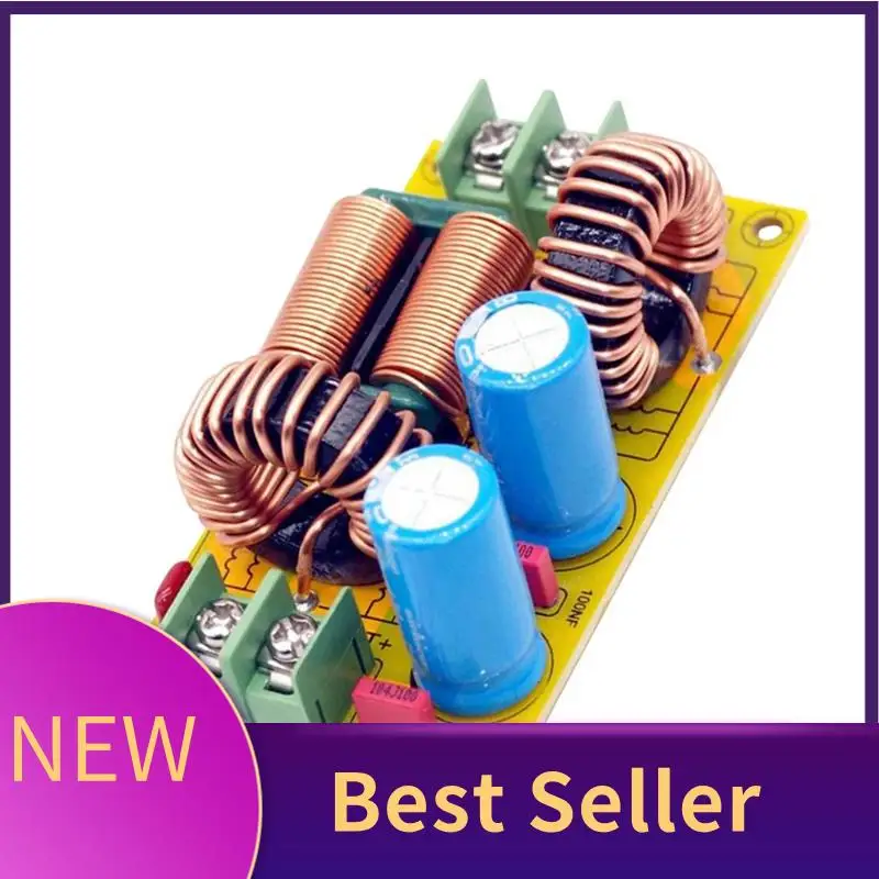 

HFES 20A DC LC Filter EMI Electromagnetic Interference Filter Emc Fcc High Frequency Power Filtering For 12V 24V 48V Car Easy In