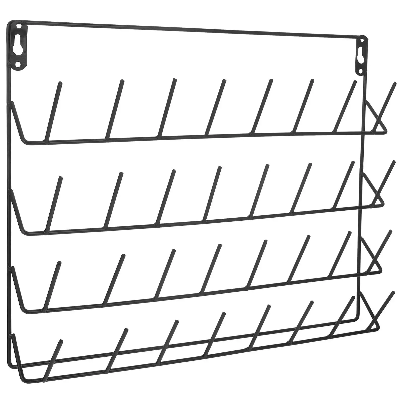 

32 Spools Thread Rack Sewing Organizer Black 15.6x12.2inch Iron Holder Wall Mounted Braiding Rack Room Thread Organizer Wear