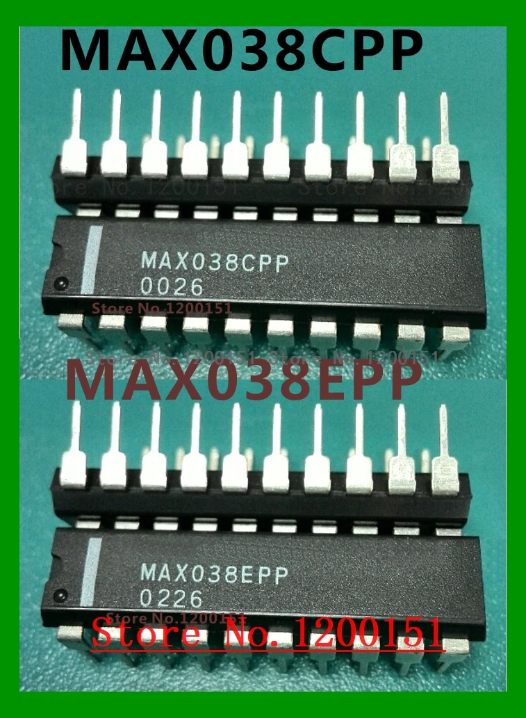 MAX038 MAX038CPP MAX038EPP DIP20