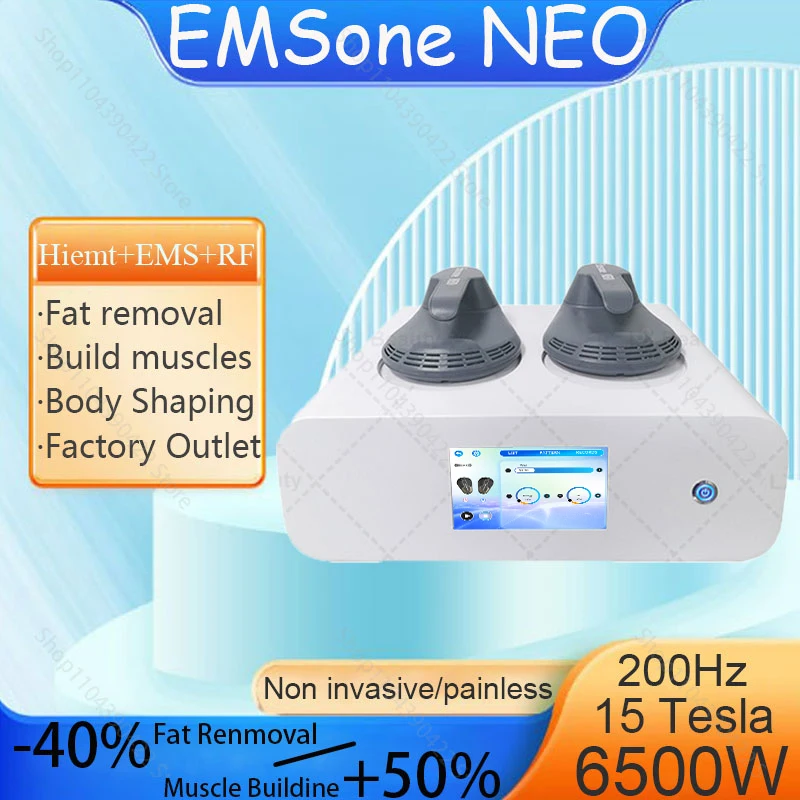 

Emsone NEO Weight Loss Professional Body Shaping Machine Upgraded 6500W 15 Tesla RF Electromagnetic Muscle Massage Relaxer