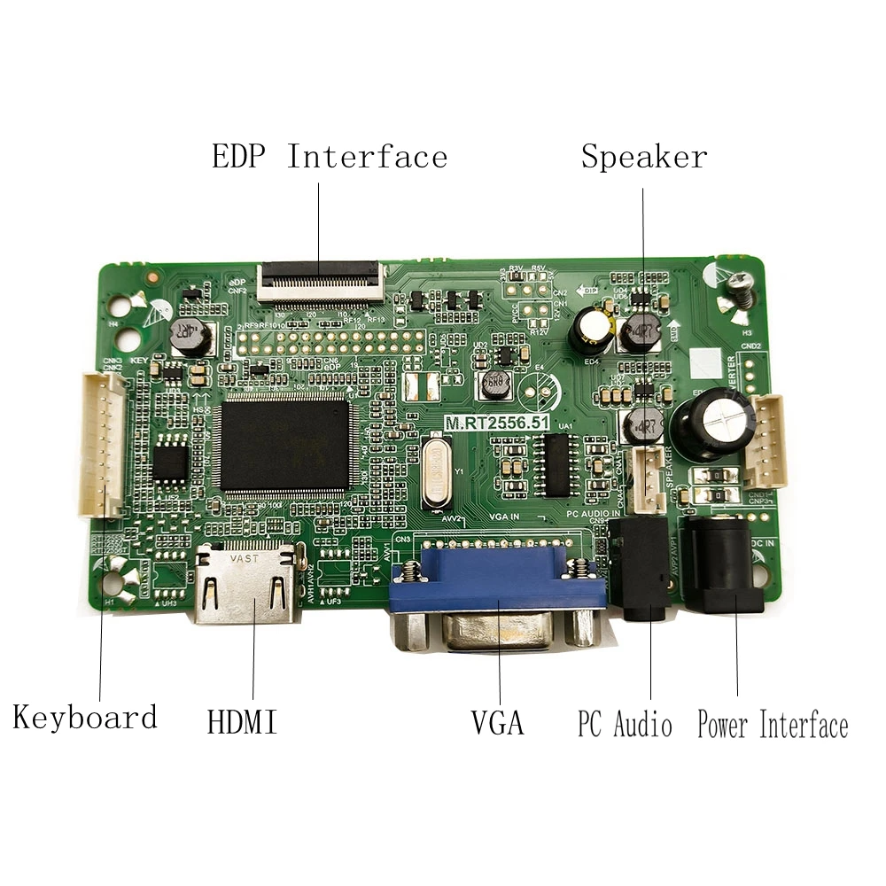 New EDP Control Board Monitor Kit for B156XW04 V.7 V7 V.8 V8 HDMI+VGA LCD LED Screen Controller Board Driver