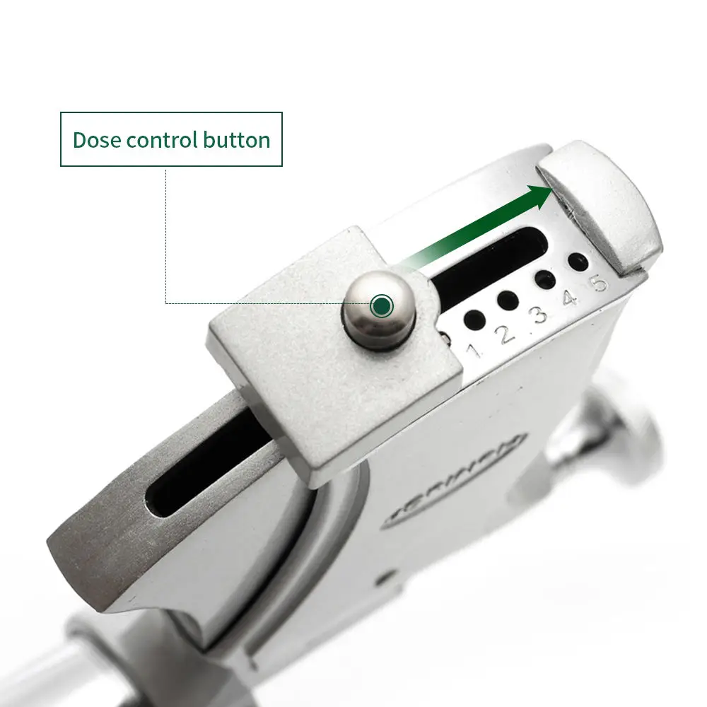 50 مللي شبه التلقائي قابل للتعديل حقنة مستمرة حاقن لقاح الماشية خنزير الأغنام الدواجن المعدات البيطرية لا إبرة