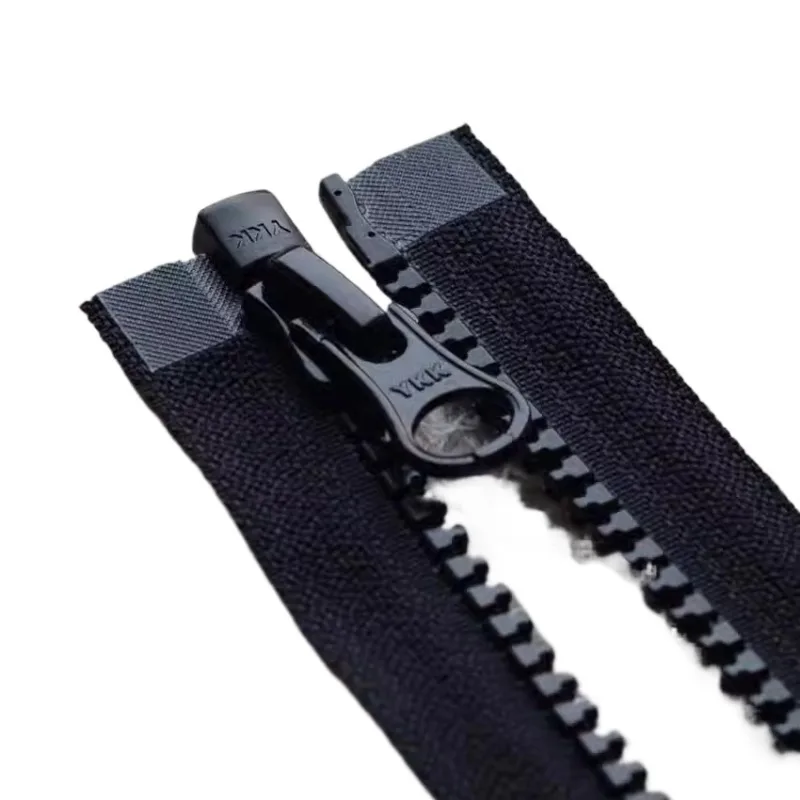 

20pcs/Lot 5# about 50 To 85cm YKK Plastic Resin Zipper Single Open Black Jacket Repair Tailor Sewing Accessory Wholesale