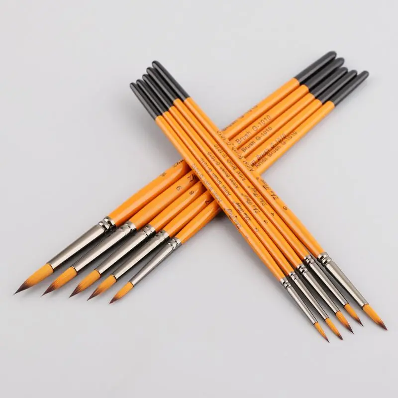 Fijne handgeschilderde dunne pen kunstbenodigdheden tekenpunt Tip aquarel nylon borstel