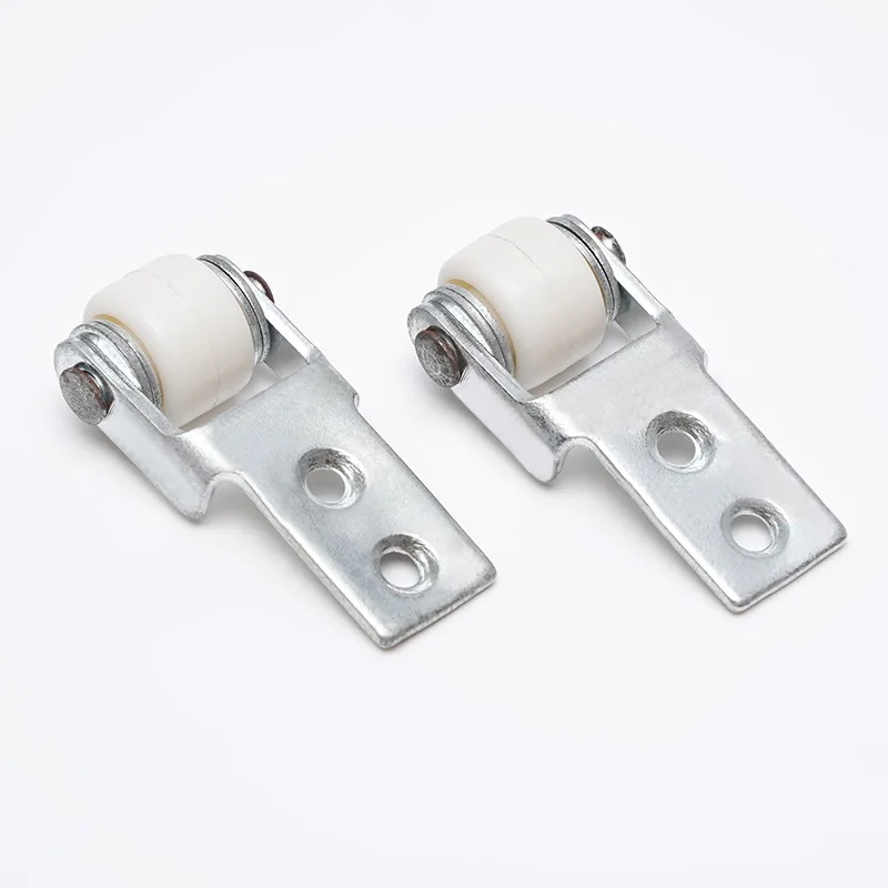 12pcs White 15mm Diameter Nylon Track Roller Guide Wheels for Sliding Bar Doors Mirror Cabinet Doors Drawers Glass Doors