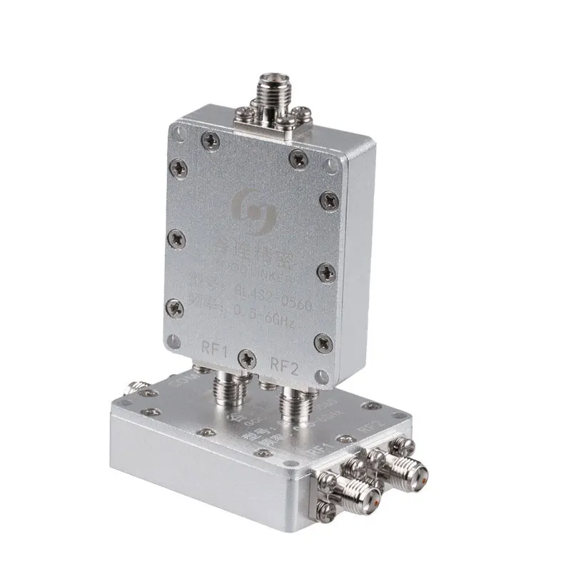 GL4S2-0560 2-Channel Power Divider 500-6000MHz RF Microwave Bandwidth Power Divider/Combiner With SMA Connector