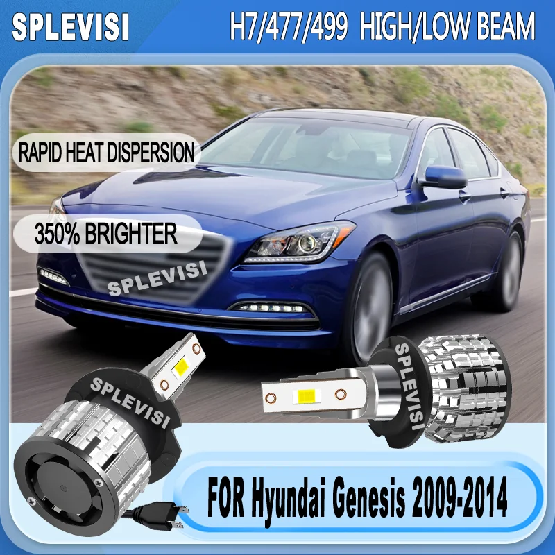 

Peace of Mind at Night Plug-and-play Setup 240W/Pair H7 LED HIGH/LOW BEAM For Hyundai Genesis 2009 2010 2011 2012 2013 2014
