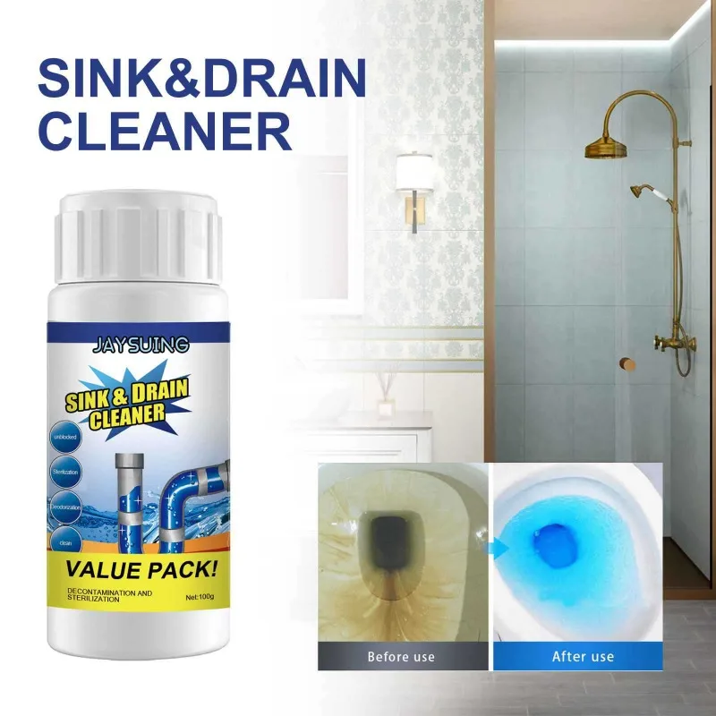 Pipeline Unblocking Agent Household Kitchen and Bathroom Drainage Pipeline Blockage Deodorization and Cleaning