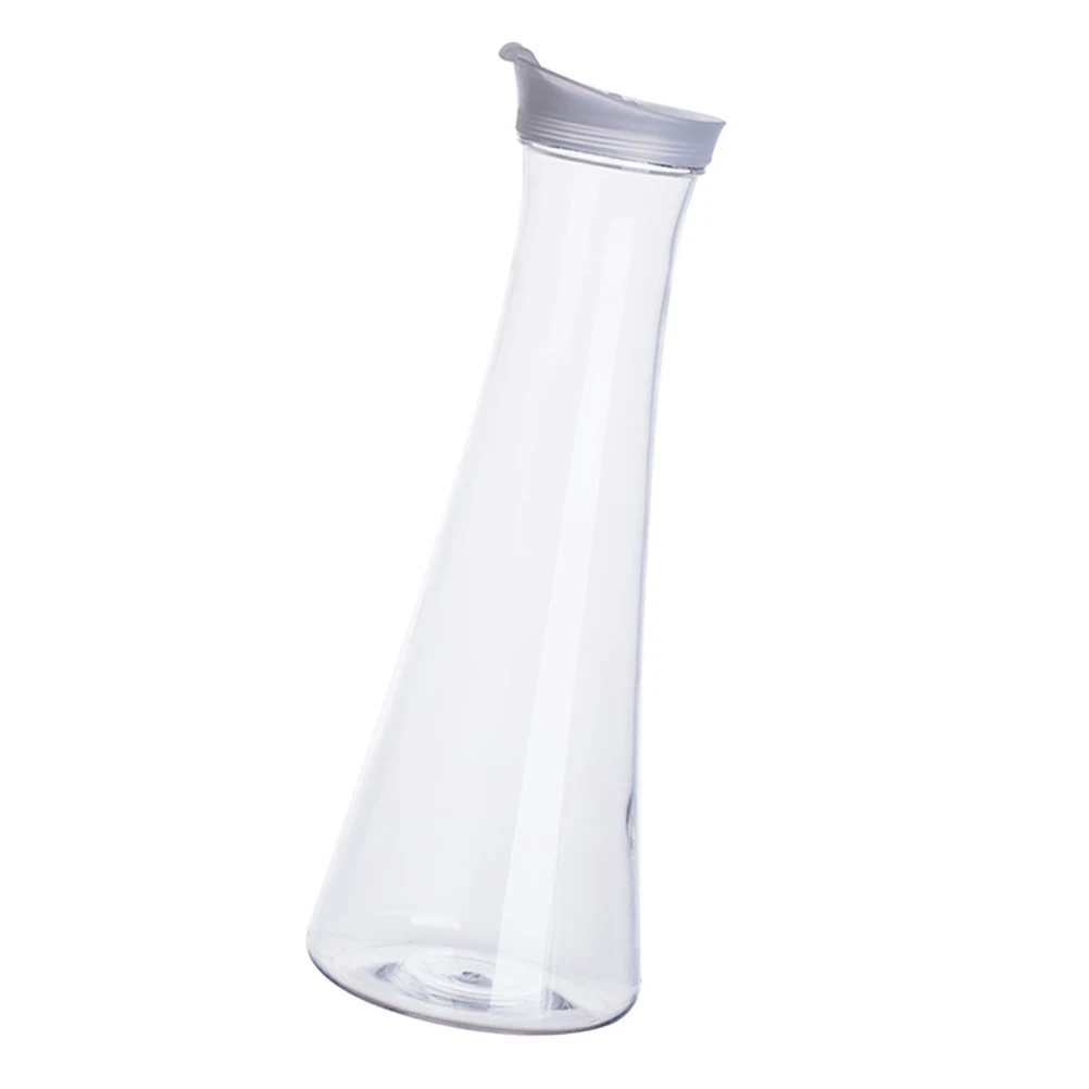 

Juice Jug Homemade Beverage Pitcher Cold Water Kettle Transparent with Cover Pot