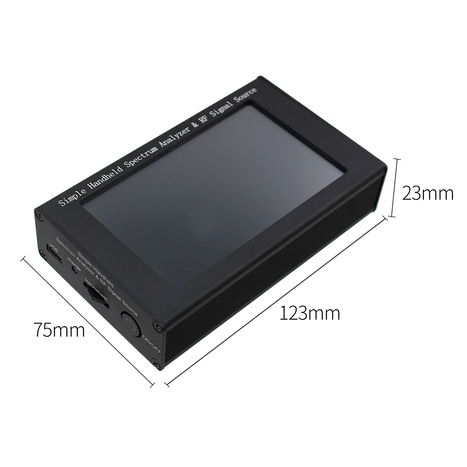 Imagem -04 - Analisador de Espectro Portátil Fonte de Sinal rf com Fonte de Rastreamento 43-polegada Tela Sensível ao Toque 5000mah Zq6 6g 35mhz6000mhz