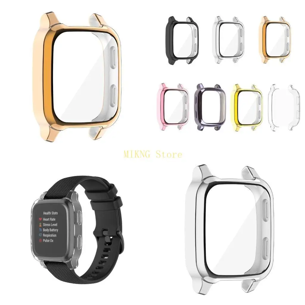 Venu SQ/SQ2/SQ 음악/SQ2 음악 최고의 판매에 대한 소프트 TPU 케이스 워치 범퍼 보호 커버