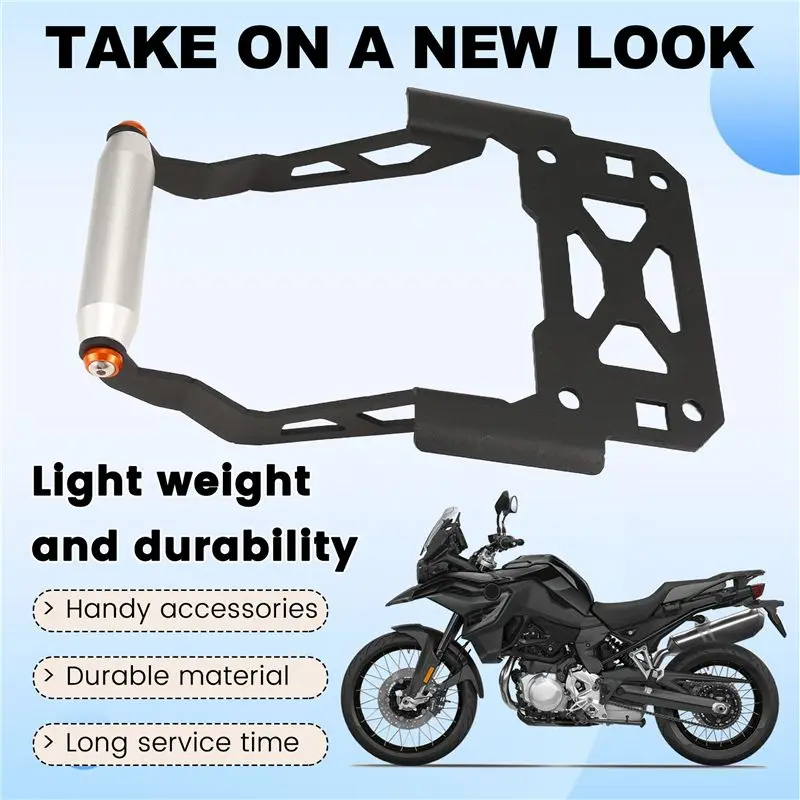 Motorcycle Windshield Stand Holder Mobile Phone GPS Navigation Plate Bracket For BMW F850GS F850 ADV 2019-2023-A99D