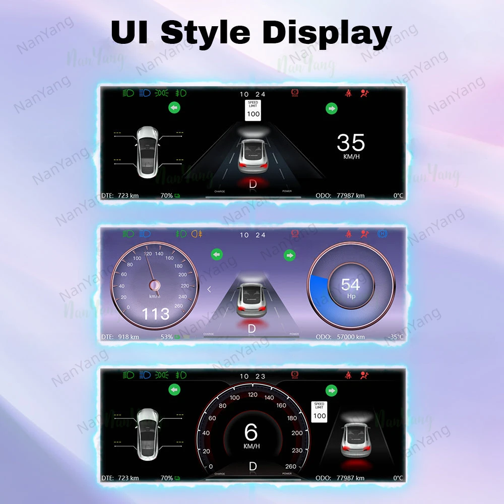 6.2 HUD Head-up Display For Tesla Model 3 Model Y Dedicated Head-up Display Speedometer For TESLA Car Model3 ModelY Accessiores