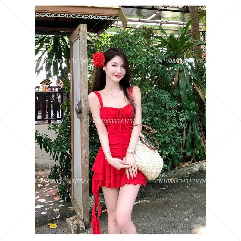 ฤดูร้อนใหม่ชุดว่ายน้ําสตรี Dr Sle Beach Vaion ความร้อนฤดูใบไม้ผลิ Svel โพลีเอสเตอร์ชุดว่ายน้ําชิ้นเดียว