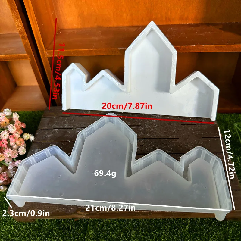 Lighting Splicing House Decoration Silicone Mold House Decoration Lamp Mold House Splicing Gypsum Drip Glue Mould Home Ornament