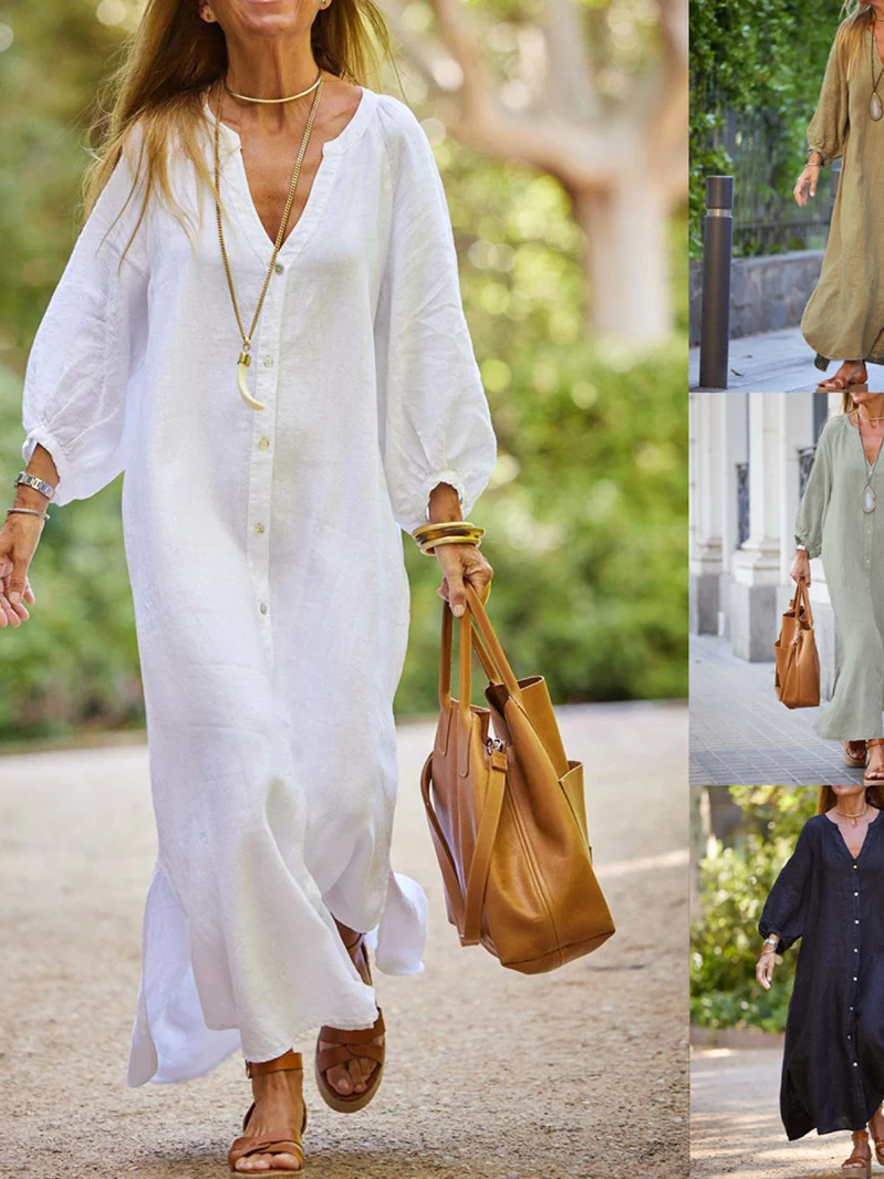 

Casual Long Sve Knitted Cardigan Dr Women's Loose Waist Spring Summer Thi Nine Point Sve Basic Sle European Faion