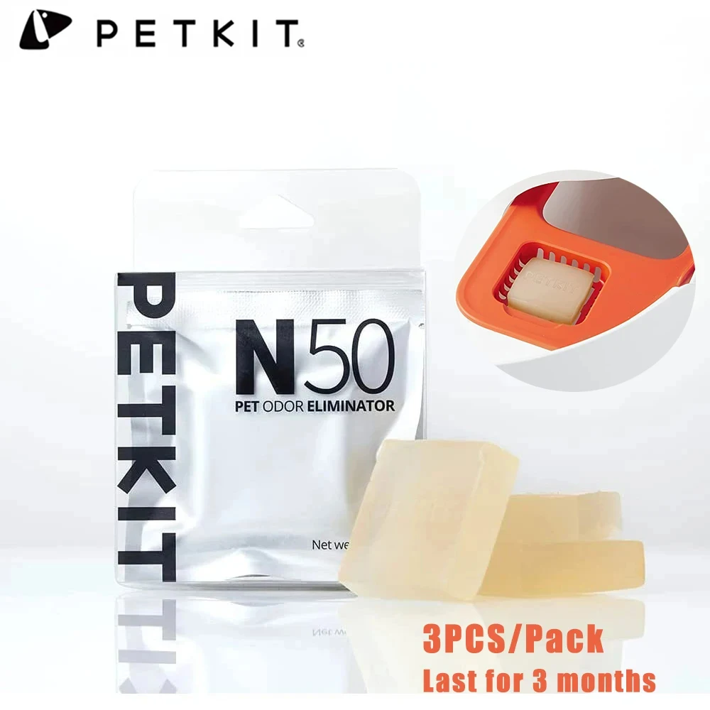 الأصلي PETKIT N50 مكعب مزيل الرائحة ل بورا ماكس التنظيف الذاتي القطط صندوق نفايات مرحاض القط جاتوس التحكم الهواء mascotas