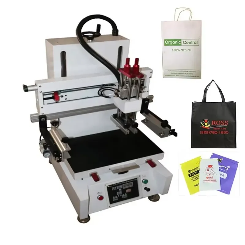 Hot Selling Semi Automatic PLC Engine Core Vacuum Table New Desktop Paper Printer for Non Woven Bag Fabric Printing