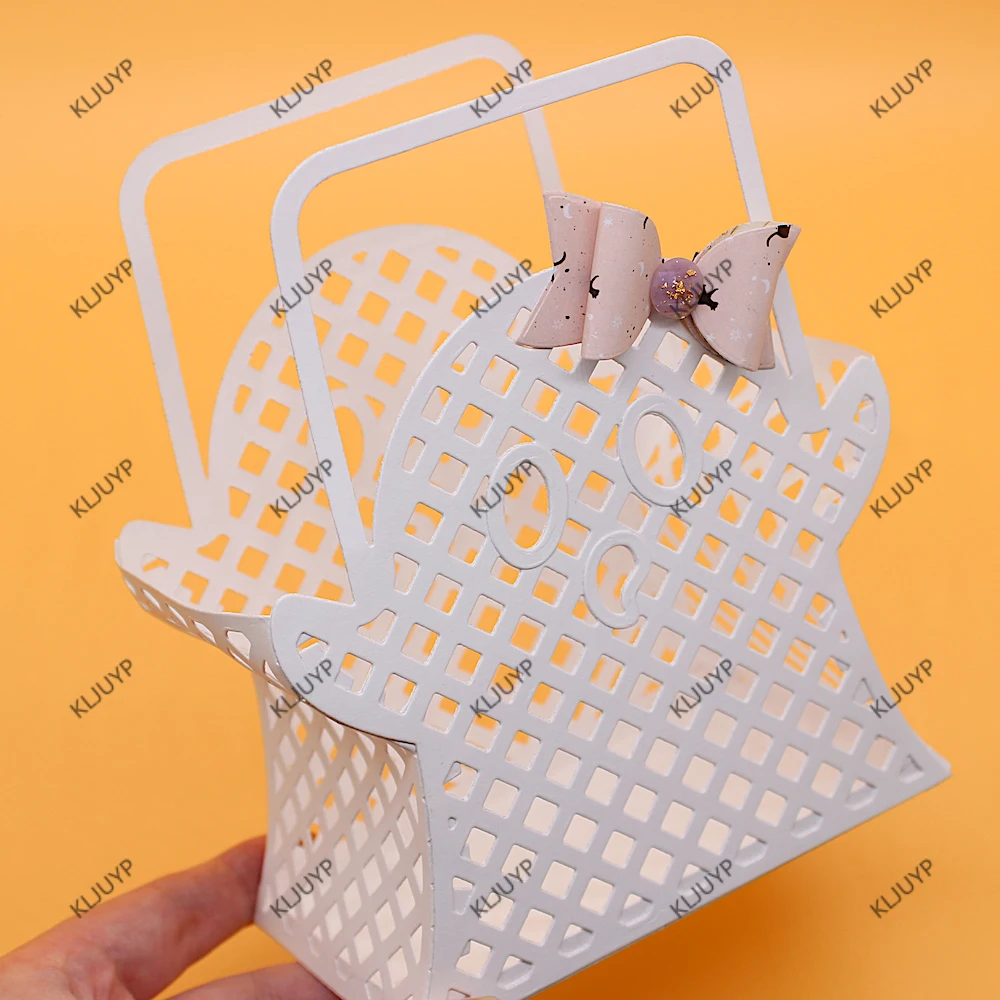 KLJUYP ثلاثية الأبعاد شبح حقيبة جيلي قطع معدنية يموت الإستنسل DIY بها بنفسك سكرابوكينغ/ألبوم النقش الزخرفية DIY بها بنفسك ورقة بطاقات