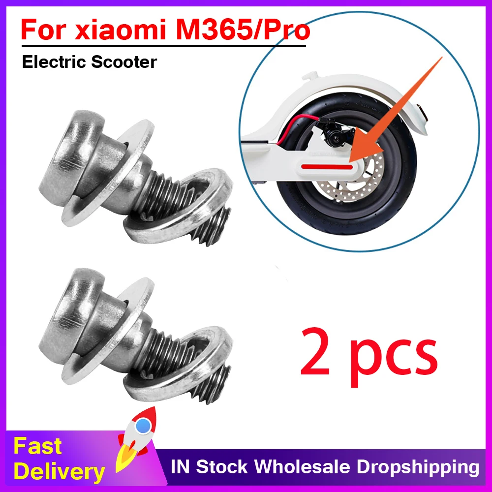 2pcs M365 Rear Wheel Fixed Bolt Screw for Xiaomi m365 and pro Electric Skateboard rear wheel Bearing screws Accessories