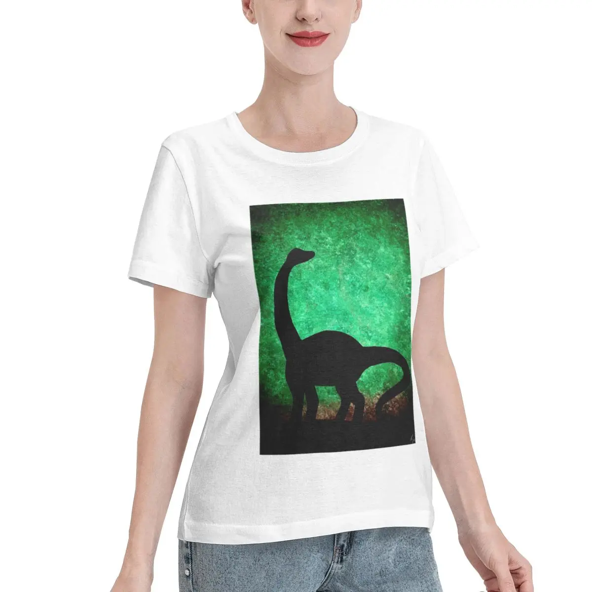 All Body Type Mighty Dinosaur Women's T-shirt Harajuku Women T-Shirt