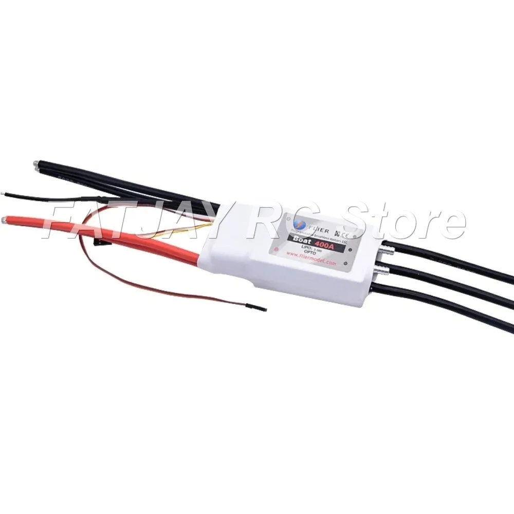 Bidirectional Water Cooling 400A 3-16S 8-70V Brushless ESC FATJAY FLIER RC Boat Unmanned Boat Electronic Speed Controller