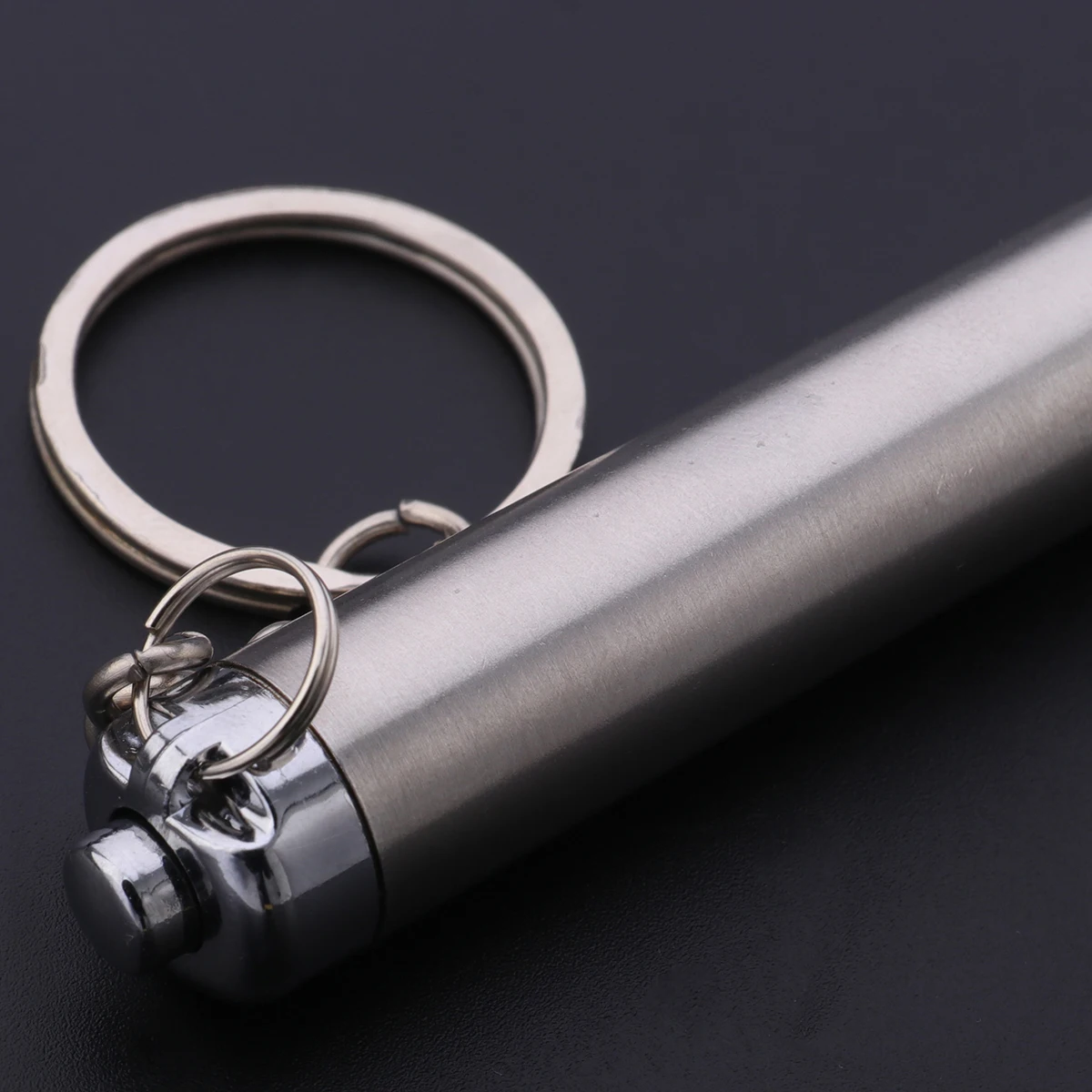 

5pcs Stainless Steel Keychain Flashlight Mini Portable Led Torch For Night Fishing Camping Outdoor Safety Keyring Light