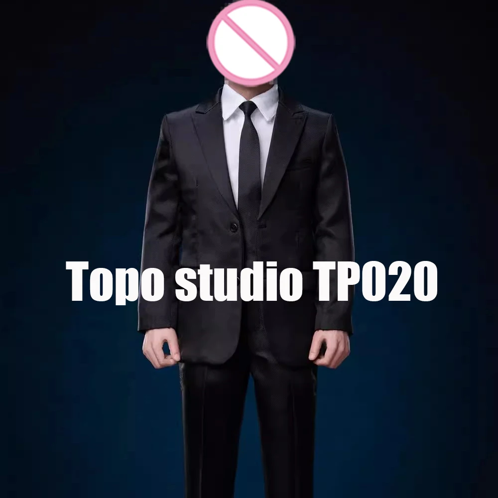 

Topo Studio TP020 1/6 солдатский черный костюм, белая рубашка, кожаная обувь, комплект игрушек, подходит для 12-дюймовой экшн-фигурки M05, тело в наличии