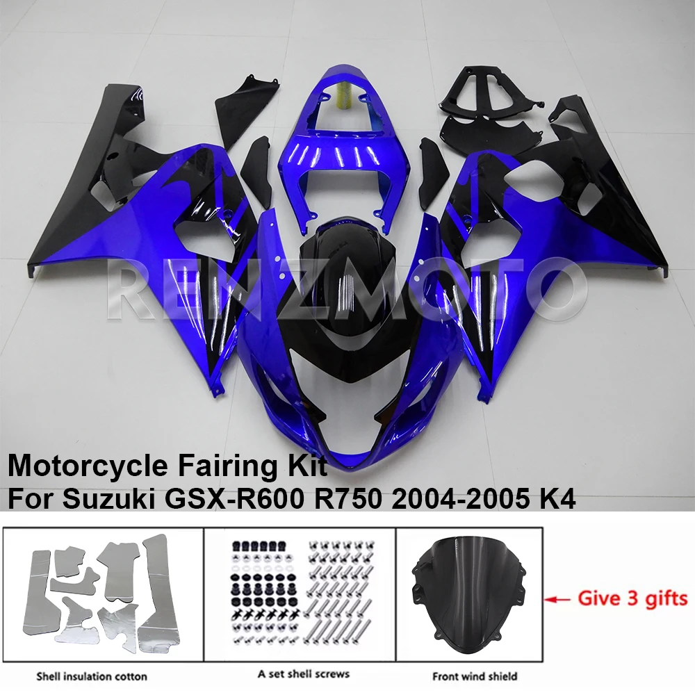 

S0604-123A For Suzuki GSX-R600 R750 04-05 K4 K5 Fairing Motorcycle Set Body Kit gsxr k4 fairing fairing gsxr k4 k5